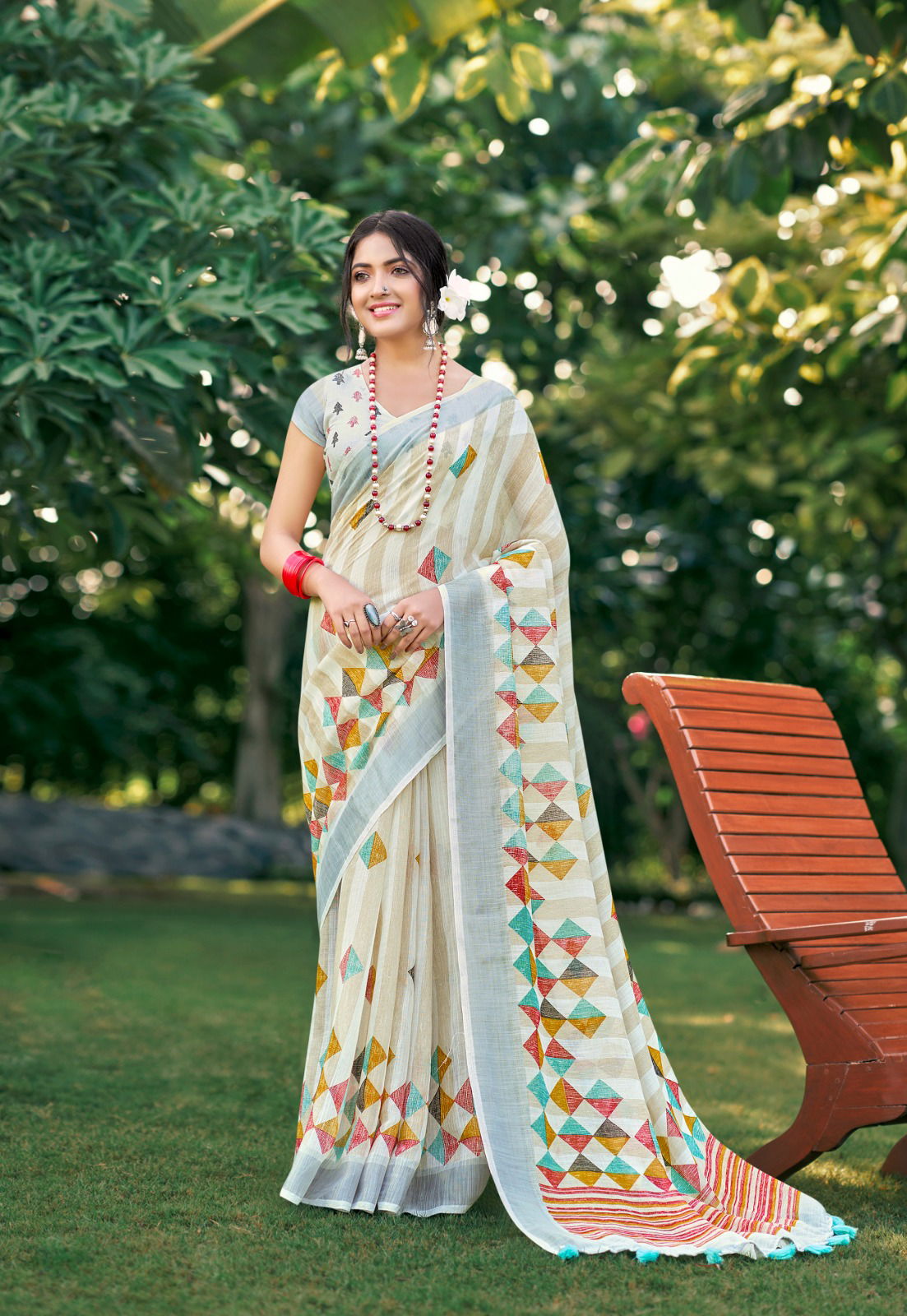 Vinamra White And White Vol 1 Printed Sarees Catalog
